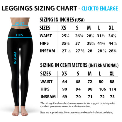 Women's Tropical Blue Leggings