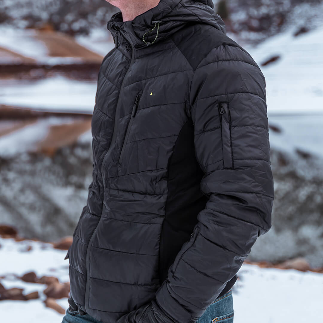 EcoDown Men's Puffer in Black