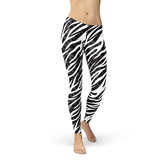 Women's Zebra Stripes Leggings