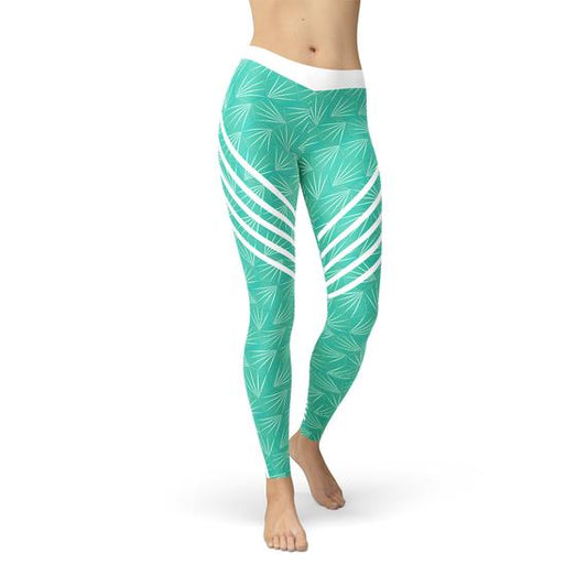 Women's Turquoise Leggings