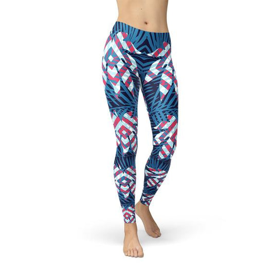 Women's Tropical Blue Leggings