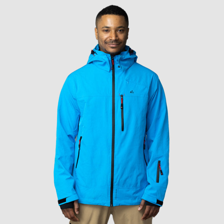 Adventure 2.0 Men's Waterproof Eco Jacket in Light Blue