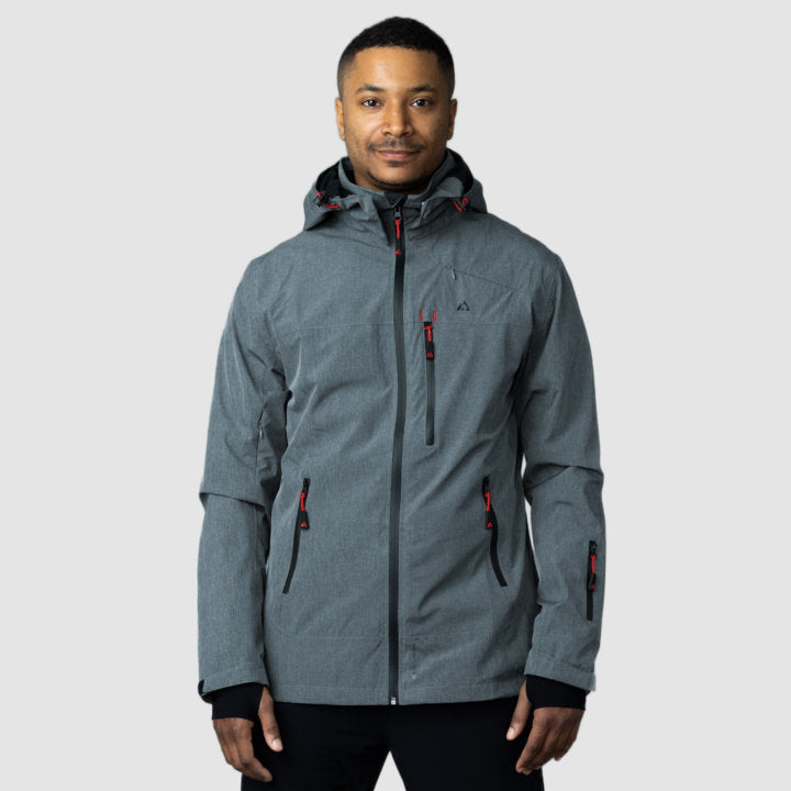 Adventure 2.0 Men's Waterproof Eco Jacket in Gray