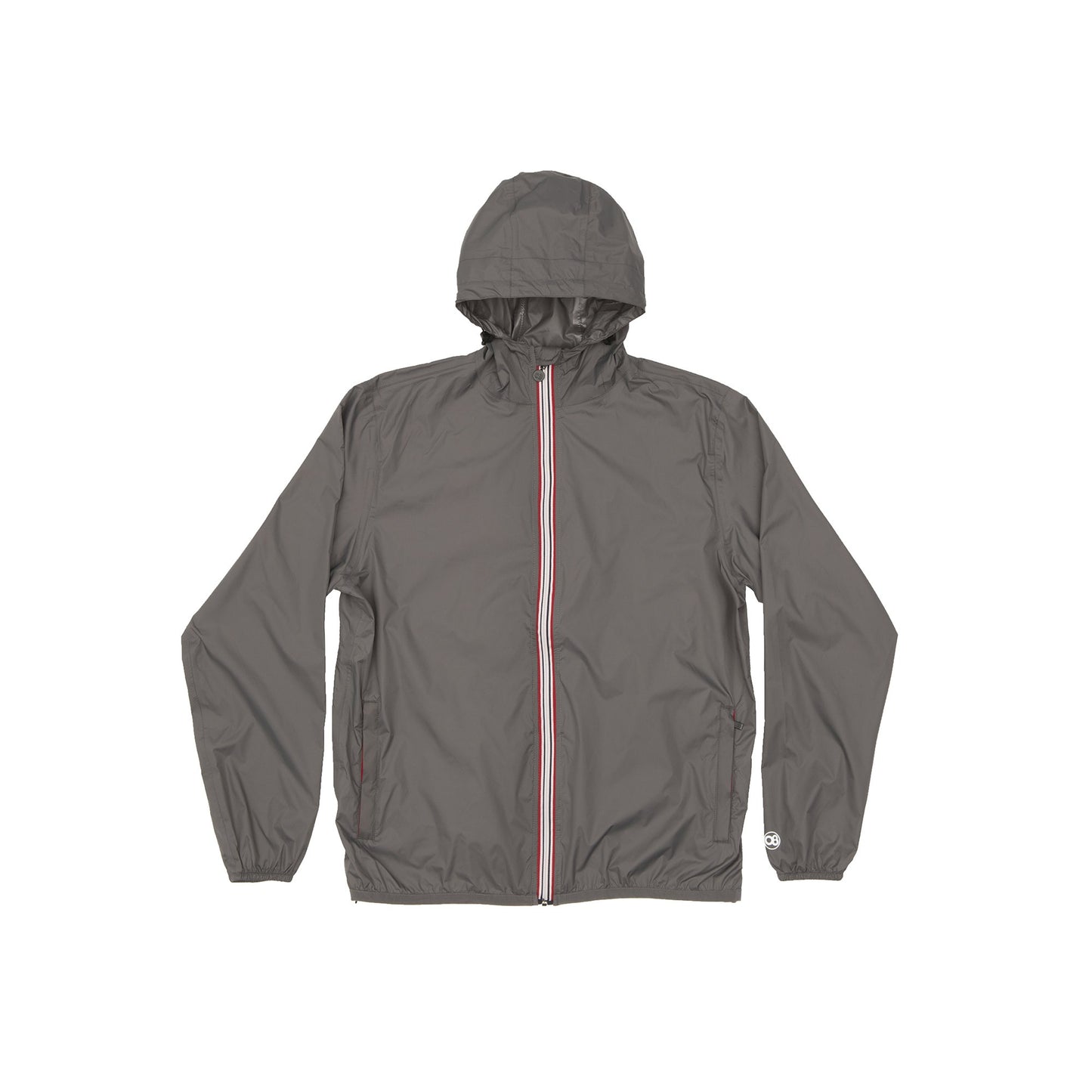 Packable Rain Jacket in Grey