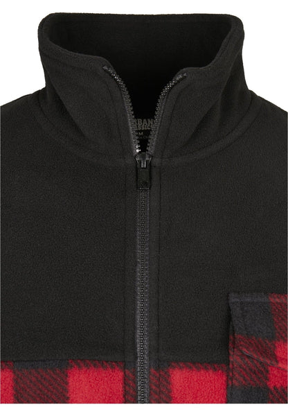 Patterned Polar Fleece Jacket