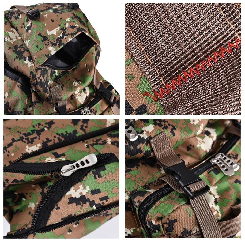 100L Camo Hiking Backpack