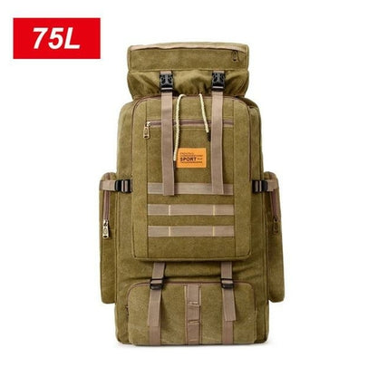 100L Camo Hiking Backpack