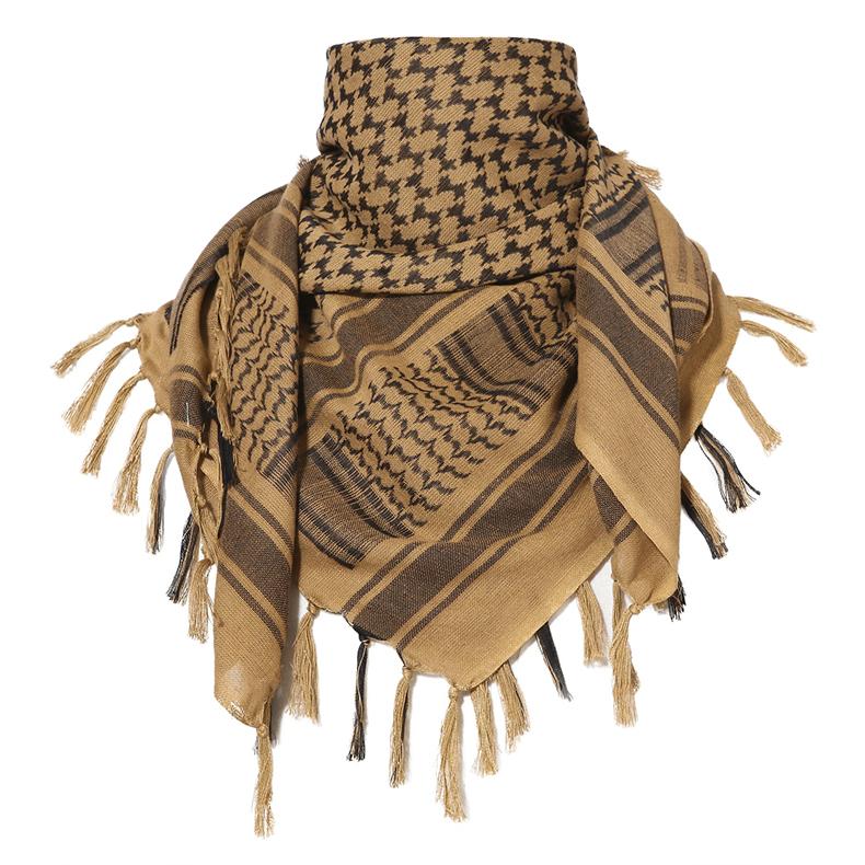 Men Military Shemagh Scarf Tactical Arab Keffiyeh Scarf Arabic Cotton