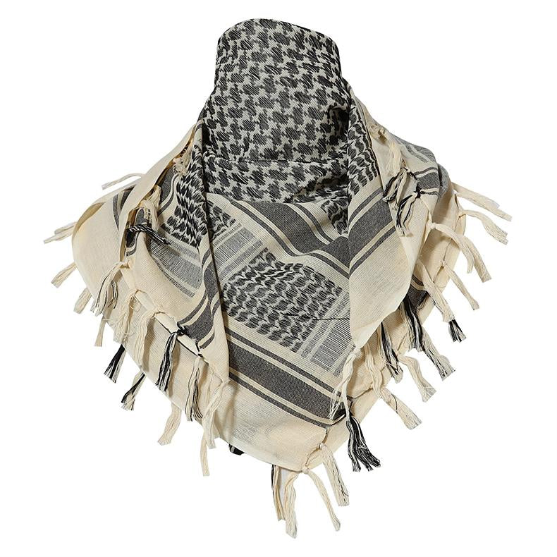 Men Military Shemagh Scarf Tactical Arab Keffiyeh Scarf Arabic Cotton