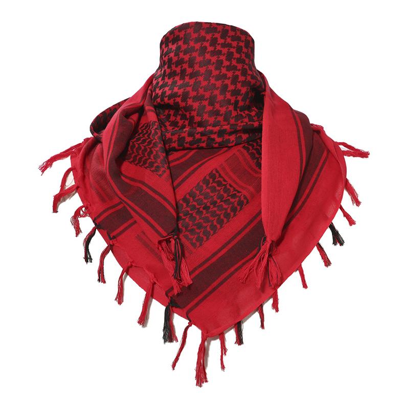 Men Military Shemagh Scarf Tactical Arab Keffiyeh Scarf Arabic Cotton