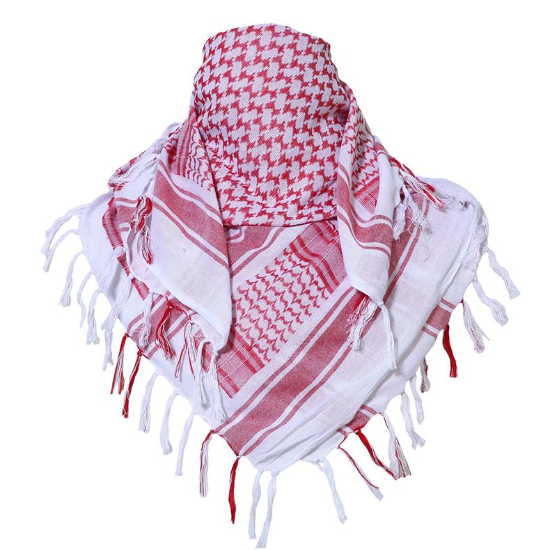 Men Military Shemagh Scarf Tactical Arab Keffiyeh Scarf Arabic Cotton