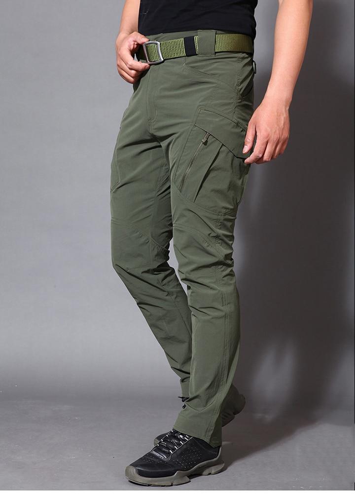 Men's Lightweight Waterproof Cargo Trousers