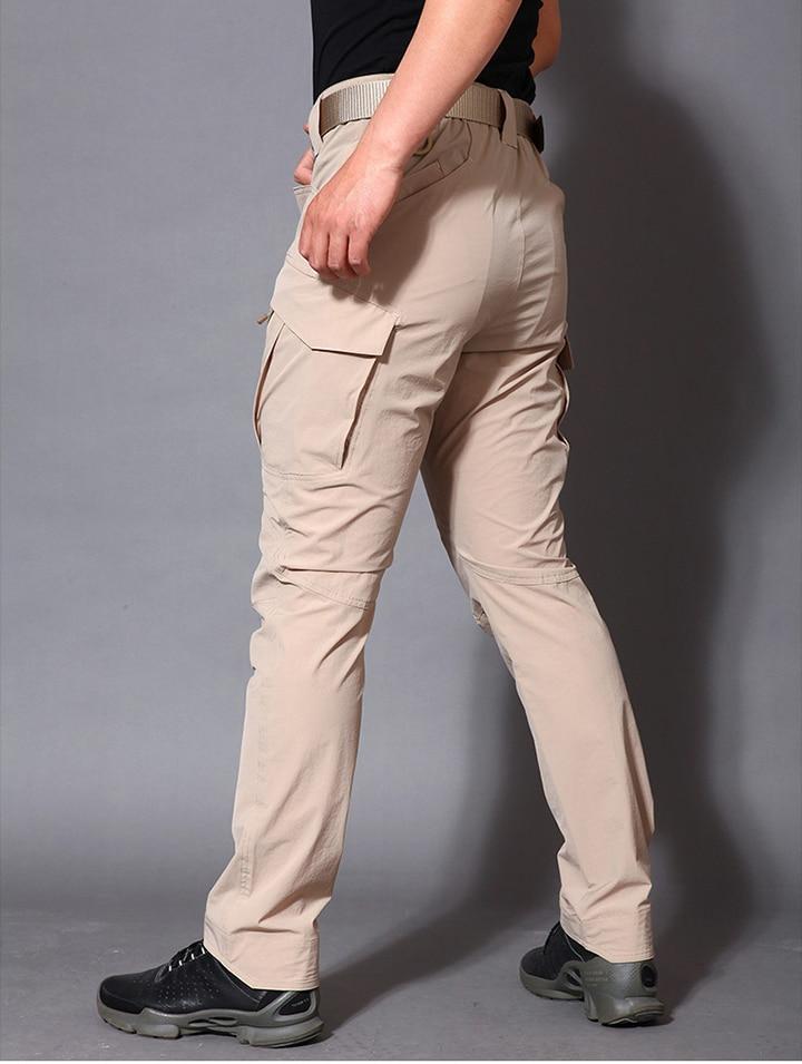 Men's Lightweight Waterproof Cargo Trousers