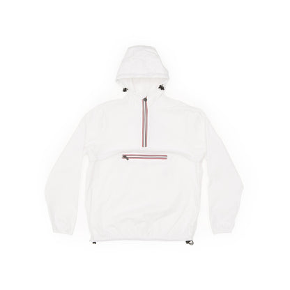 Quarter Zip Packable Waterproof in White